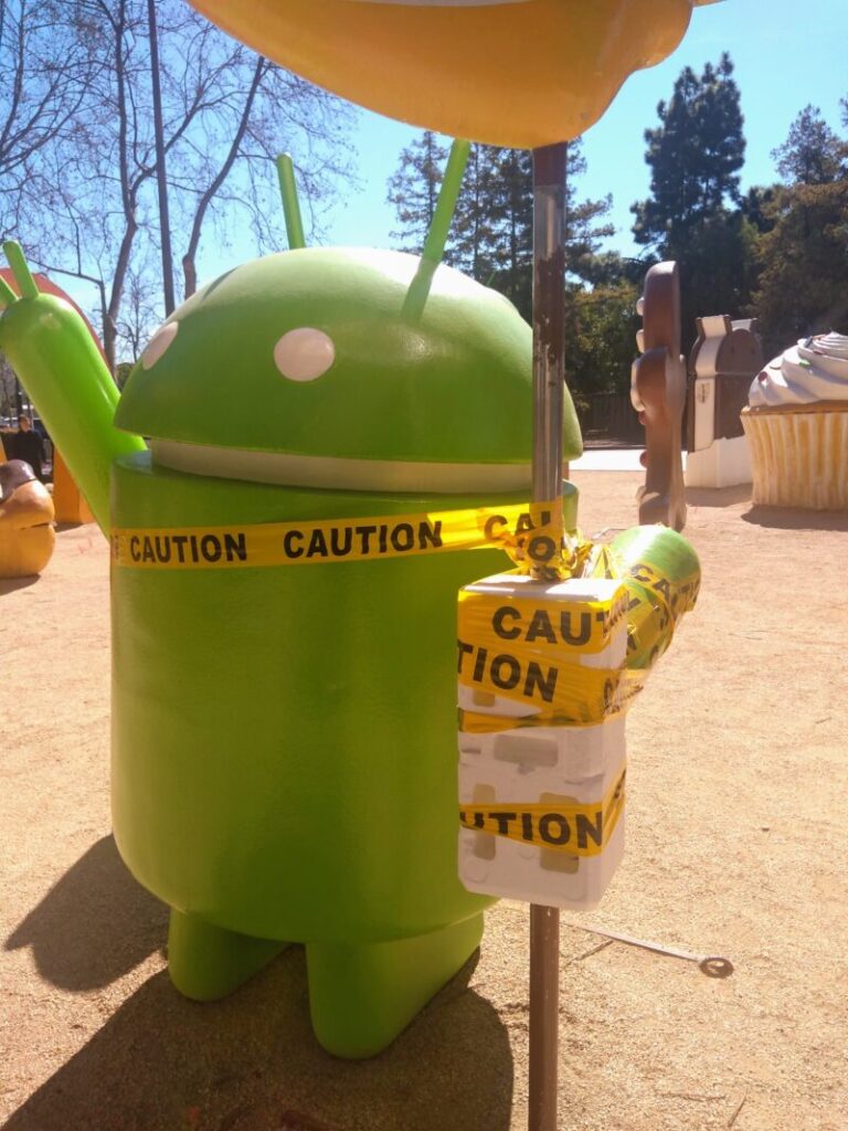 ドロイド君が怪我してた件について(笑)